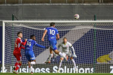 Birmingham City 'den Lukas Jutkiewicz' in 2 Ocak 202 'de Birmingham City ile Middlesbrough arasındaki Gökyüzü İddia Şampiyonası maçında gol atma şansı var.