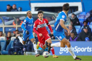 Hayden Hackney # 30 Middlesbrough Gök İddia Şampiyonası maçında Birmingham City ile Middlesbrough arasında St Andrews, Birmingham, Birleşik Krallık, 2 Ocak 202