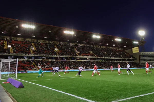 Kyle Dempsey Bolton Wanderers Segna Durante Partita Sky Bet League — Foto Stock