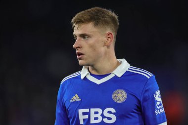 Leicester City 'den Harvey Barnes # 7 Premier League maçı sırasında Leicester City, Fulham' a karşı King Power Stadyumu, Leicester, İngiltere, 3 Ocak 202