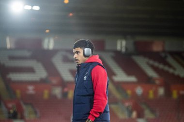 Nottingham Forest 'tan Morgan Gibbs-White # 10 Premier League maçından önce Southampton Nottingham Forest' a karşı St Mary Stadyumu, Southampton, İngiltere, 4 Ocak 202