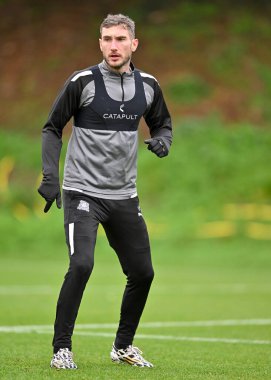 Plymouth Argyle orta saha oyuncusu Danny Mayor (10) Plymouth Argyle antrenman oturumunda Plymouth Argyle antrenman sahasında, Plymouth, İngiltere, 5 Ocak 202