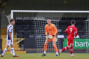 West Bromwich Albion 'dan Ted Cann # 30 Premier League Cup maçı sırasında West Bromwich Albion, Middlesbrough U23' e karşı Keys Park, Hednesford, Birleşik Krallık, 5 Ocak 202