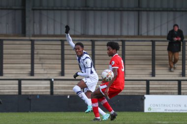 West Bromwich Albion 'dan Ramello Mitchell 5 Ocak 202' de Keys Park, Hednesford, Birleşik Krallık 'ta oynanan Premier Lig Kupası maçında West Bromwich Albion, Middlesbrough U23' e karşı karşıya geldi.