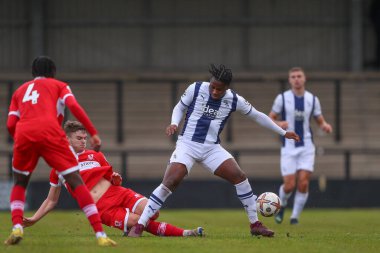 West Bromwich Albion 'dan Reyes Cleary 5 Ocak 202' de Keys Park, Hednesford, Birleşik Krallık 'ta oynanan Premier Lig Kupası maçında West Bromwich Albion, Middlesbrough U23' e karşı.