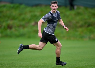 Plymouth Argyle orta saha oyuncusu Adam Randell (20) Plymouth Argyle antrenmanı sırasında Plymouth Argyle antrenman sahasında, Plymouth, İngiltere, 5 Ocak 202