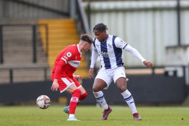West Bromwich Albion 'dan Reyes Cleary 5 Ocak 202' de Keys Park, Hednesford, Birleşik Krallık 'ta oynanan Premier Lig Kupası maçında West Bromwich Albion, Middlesbrough U23' e karşı.