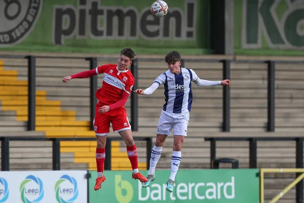 West Bromwich Albion 'dan Alex Williams, 5 Ocak 202' de Keys Park, Hednesford, Birleşik Krallık 'ta oynanan Premier League Cup maçında West Bromwich Albion, Middlesbrough U23' e karşı.