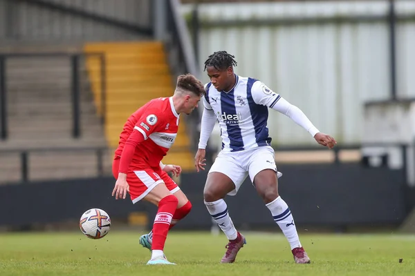 West Bromwich Albion 'dan Reyes Cleary 5 Ocak 202' de Keys Park, Hednesford, Birleşik Krallık 'ta oynanan Premier Lig Kupası maçında West Bromwich Albion, Middlesbrough U23' e karşı.