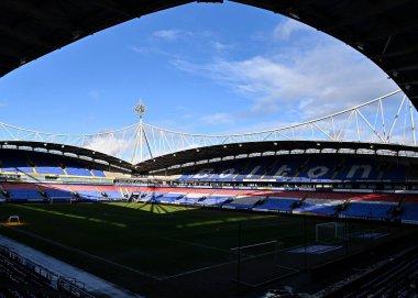 Bolton Üniversitesi Stadyumu 'nun genel görünümü Gök İddia Ligi 1 maçında Bolton Wanderers ile Plymouth Argyle arasında 7 Ocak 202' de Bolton Üniversitesi Stadyumu 'nda oynandı.