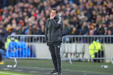 Fulham 'ın teknik direktörü Marco Silva, 7 Ocak 202 tarihinde Birleşik Krallık' ın Hull şehrinin MKM Stadyumu 'nda oynanan 3.