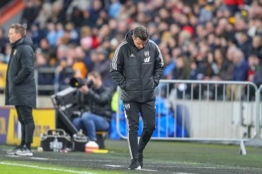 Fulham 'ın teknik direktörü Marco Silva, 7 Ocak 202 tarihinde Birleşik Krallık' ın Hull şehrinin MKM Stadyumu 'nda oynanan 3.