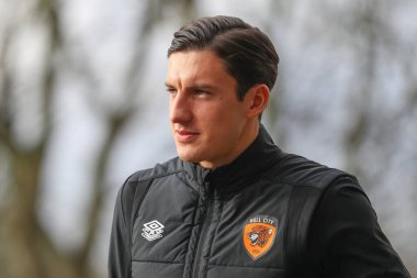 Hull City 'den Alfie Jones # 5, Birleşik Krallık' ın Hull Stadyumu 'nda oynanan 3. Hull City maçının 3. Raundu öncesinde geldi.