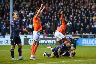 Blackpool 'dan Marvin Ekpiteta 21 numara, 7 Ocak 202' de Bloomfield Road, Blackpool, İngiltere 'de oynanan Blackpool-Nottingham Forest maçında 1-0 berabere kaldı.