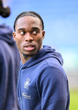 Plymouth Argyle orta saha oyuncusu Jay Matete (28), 7 Ocak 202 'de Bolton Stadyumu, Bolton Üniversitesi' nde Bolton Wanderers - Plymouth Argyle maçında sahaya çıktı.