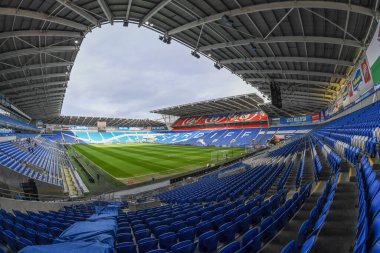 Cardiff City Stadyumu 'nun genel görünümü, 8 Ocak 202' de Cardiff City Stadyumu 'nda oynanan Cardiff City - Leeds United üçüncü tur karşılaşmasında