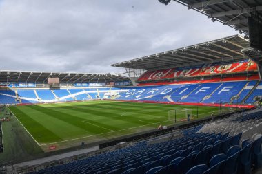 Cardiff City Stadyumu 'nun genel görünümü, 8 Ocak 202' de Cardiff City Stadyumu 'nda oynanan Cardiff City - Leeds United üçüncü tur karşılaşmasında