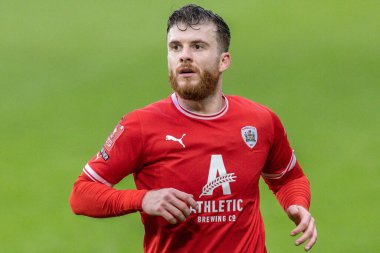 Barnsley 'den Nicky Cadden. 8 Ocak 202' de İngiltere 'nin Pride Park Stadyumu' nda oynanan Derby County - Barnsley maçında.