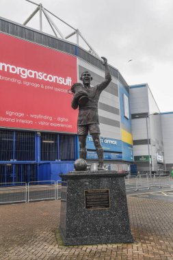 1927 FA Cup Galibiyet Kaptanı Fred Keenor, Cardiff City Stadyumu 'nda Cardiff City' ye karşı üçüncü tur karşılaşmasında, 8 Ocak 202 tarihinde oynanan