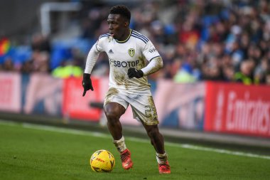 Leeds United 'ın 29 numaralı oyuncusu Wilfried Gnonto, 8 Ocak 202' de Cardiff City, Cardiff City Stadyumu 'nda oynanan Cardiff City - Leeds United maçında üçüncü tur karşılaşmasında...