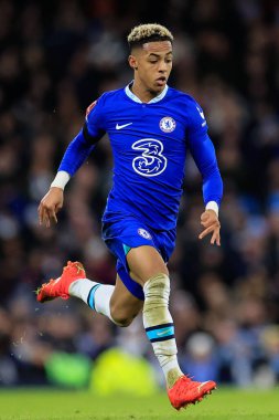 Chelsea 'den Omari Giraud-Hutchinson # 56 Emirates FA Cup Üçüncü Raundunda Manchester City Chelsea' ye karşı Etihad Stadyumu, Manchester, Birleşik Krallık, 8 Ocak 202