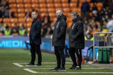 Blackpool 'un teknik direktörü Michael Appleton, Birleşik Krallık' ın Bloomfield Road, Blackpool şehrinde oynanan Blackpool - Nottingham Forest maçında oynanan üçüncü tur karşılaşmasında
