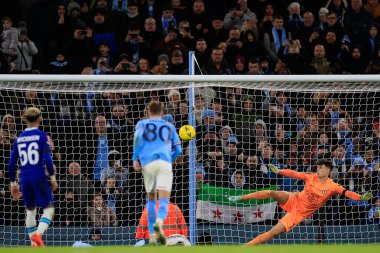 Manchester City 'den 26 numaralı Riyad Mahrez, 8 Ocak 202 tarihinde Etihad Stadyumu' nda oynanan ve Manchester City 'nin Chelsea' ye karşı oynadığı üçüncü tur karşılaşmasında penaltı noktasından 4-0 berabere kaldı.