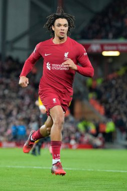Liverpool 'dan Trent Alexander-Arnold # 66, Liverpool FA Cup Üçüncü Raundunda Liverpool' a karşı Wolverhampton Wanderers Anfield, Liverpool, İngiltere 'de, 7 Ocak 202