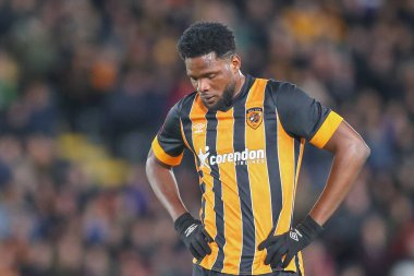 Hull City 'den Benjamin Tetteh, 7 Ocak 202 tarihinde Hull City' nin Fulham 'a karşı oynadığı Emirlikler Kupası üçüncü tur karşılaşmasında tepki gösterdi.
