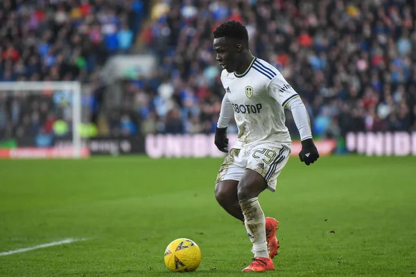 Leeds United 'ın 29 numaralı oyuncusu Wilfried Gnonto, 8 Ocak 202' de Cardiff City, Cardiff City Stadyumu 'nda oynanan Cardiff City - Leeds United maçında üçüncü tur karşılaşmasında...