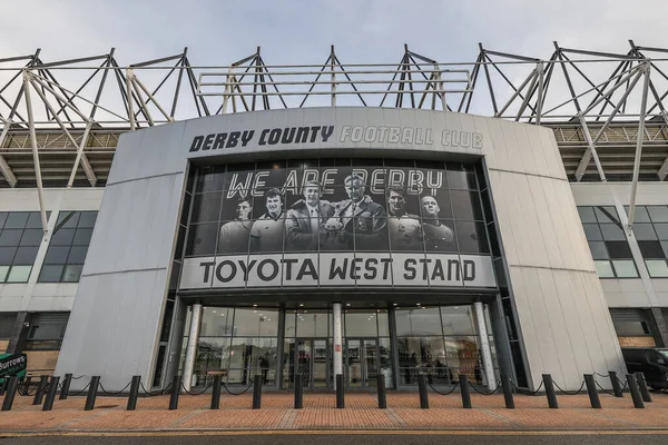 General View Pride Park Ahead Emirates Cup Third Match Derby — Stock Photo, Image