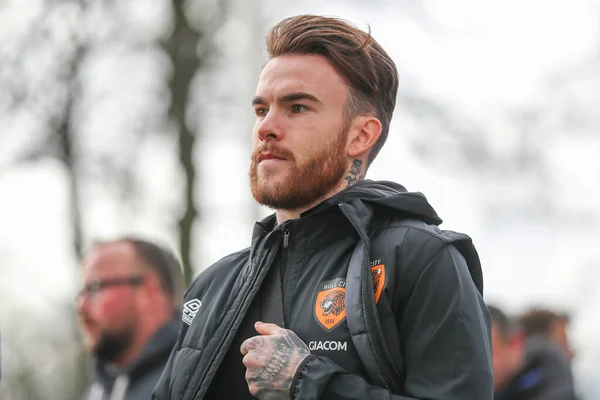 Aaron Connolly Hull City Arrives Ahead Emirates Cup Third Match — 스톡 사진