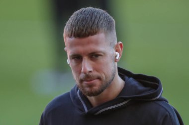 Brighton & Hove Albion 'dan Adam Webster, Middlesbrough - Brighton ve Hove Albion maçının öncesinde Riverside Stadyumu, Middlesbrough, İngiltere, 7 Ocak 202