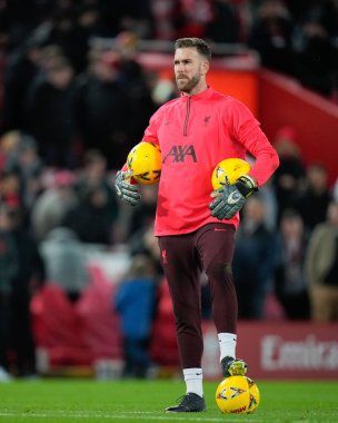 Adrien # 13 of Liverpool Liverpool Liverhampton Wanderers 'a karşı 7 Ocak 202 tarihinde oynanan Liverpool FA Cup üçüncü tur karşılaşmasında