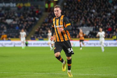 Hull City 'den Harvey Vale # 34, Birleşik Krallık' ın Hull Stadyumu 'nda oynanan 3. Hull City - Fulham maçında oynanacak.