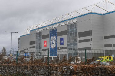 Cardiff City Stadyumu 'nun genel görünümü, 8 Ocak 202' de Cardiff City Stadyumu 'nda oynanan Cardiff City - Leeds United üçüncü tur karşılaşmasında