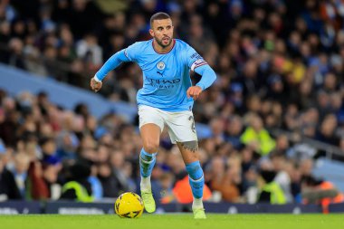 Manchester City 'nin Chelsea' ye karşı oynadığı üçüncü tur karşılaşmasında Manchester City 'den Kyle Walker # 2, 8 Ocak 202