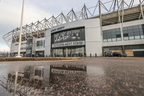 General View Pride Park Ahead Emirates Cup Third Match Derby — Stock Photo, Image