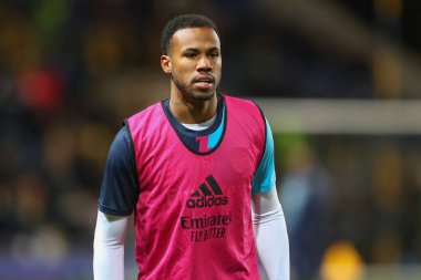 Arsenal 'den Gabriel # 6. Arsenal, 9 Ocak 202' de Oxford United ve Arsenal 'in oynadığı 3.