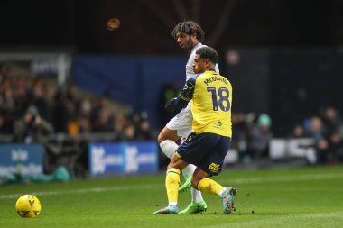 Arsenal 'den Muhammed Elneny, 9 Ocak 202 tarihinde Oxford United ve Arsenal' in oynadığı, Oxford, İngiltere 'de oynanan, 3.
