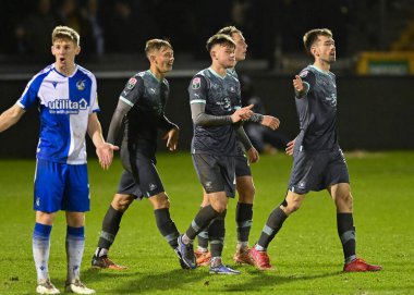 GOAL Plymouth Argyle (9), Papa John 's Trophy maçı Bristol Rovers - Plymouth Argyle maçında Bristol, Bristol, İngiltere' deki Memorial Stadyumu 'nda 10 Ocak 202' de 0-2 'lik galibiyet golünü kutluyor.
