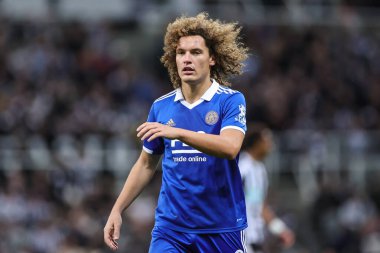 Leicester City 'nin Wout Fae' leri Carabao Kupası çeyrek final maçı sırasında Newcastle United, Leicester City 'e karşı St. James' s Park, Newcastle, İngiltere, 10 Ocak 202