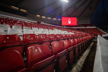 A general view of The City Ground before the Carabao Cup Quarter Final match Nottingham Forest vs Wolverhampton Wanderers at City Ground, Nottingham, United Kingdom, 11th January 202