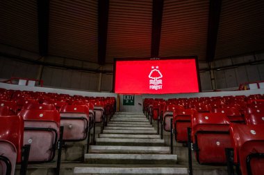A general view of The City Ground before the Carabao Cup Quarter Final match Nottingham Forest vs Wolverhampton Wanderers at City Ground, Nottingham, United Kingdom, 11th January 202