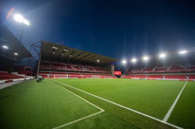 A general view of The City Ground before the Carabao Cup Quarter Final match Nottingham Forest vs Wolverhampton Wanderers at City Ground, Nottingham, United Kingdom, 11th January 202