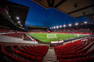 A general view of The City Ground before the Carabao Cup Quarter Final match Nottingham Forest vs Wolverhampton Wanderers at City Ground, Nottingham, United Kingdom, 11th January 202