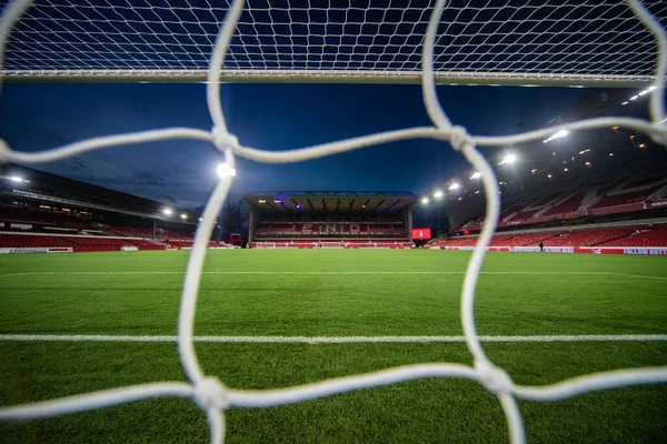 A general view of The City Ground before the Carabao Cup Quarter Final match Nottingham Forest vs Wolverhampton Wanderers at City Ground, Nottingham, United Kingdom, 11th January 202