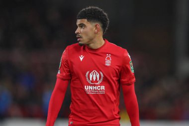 Morgan Gibbs-White #10 of Nottingham Forest during the Carabao Cup Quarter Final match Nottingham Forest vs Wolverhampton Wanderers at City Ground, Nottingham, United Kingdom, 11th January 202