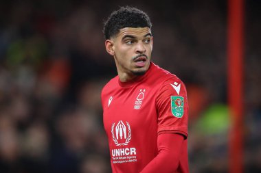Morgan Gibbs-White #10 of Nottingham Forest during the Carabao Cup Quarter Final match Nottingham Forest vs Wolverhampton Wanderers at City Ground, Nottingham, United Kingdom, 11th January 202