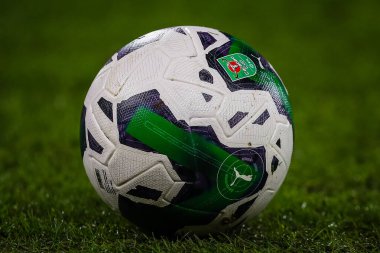 The EFL Carabao Cup official match ball ahead of the Quarter Final match Nottingham Forest vs Wolverhampton Wanderers at City Ground, Nottingham, United Kingdom, 11th January 202